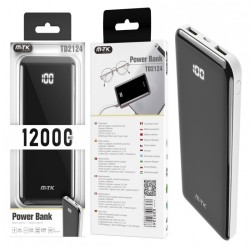 POWER BANK MTK TD2124 12000MAH BRANCO POWER BANK MTK TD2124 12000MAH BRANCO